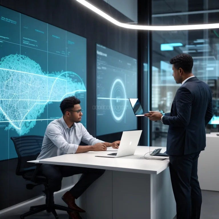 حلول الذكاء الاصطناعي في العمل